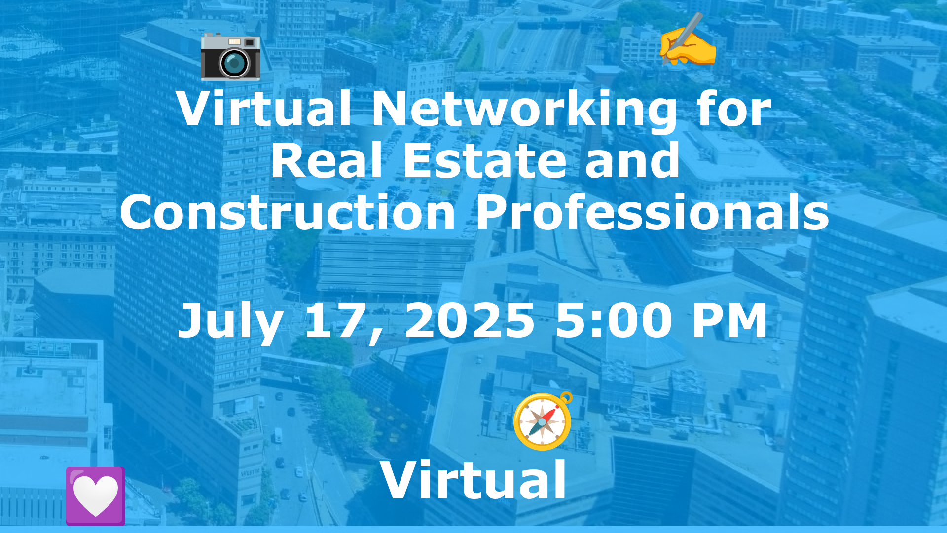 Virtual Networking for Real Estate and Construction Professionals event image